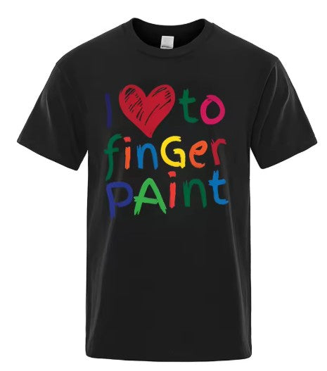 Iconic "I Love To Finger Paint" T-Shirt Combo