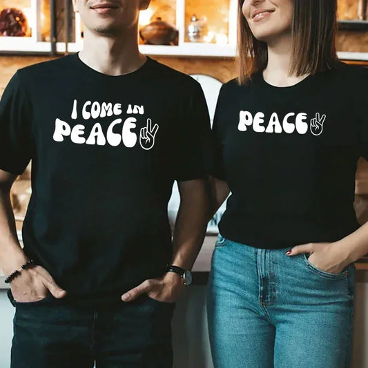 Popular "I Come In Peace" T-Shirt Combo