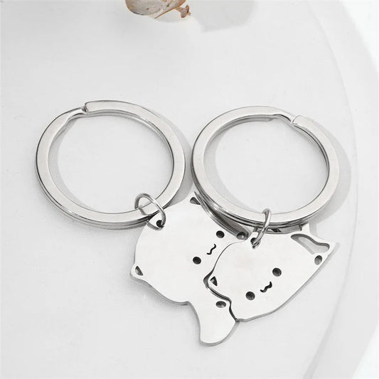 Purrfect Match Keychain Set